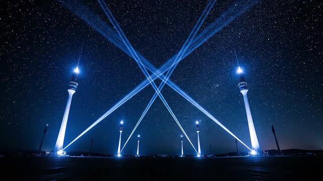 Gaming streaming setup with monitor displaying stream starting soon text in cozy digital anime illustration.