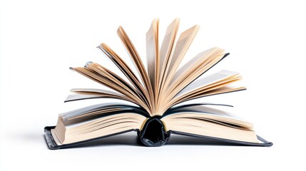 Fototapeta premium Open Book, Pages Fan Out, Classic Knowledge