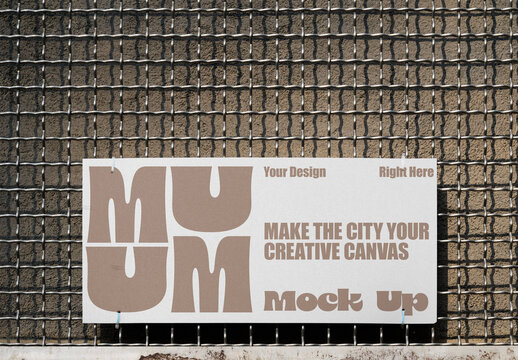 Real photo of Bright Blue AD Display. PSD template mockup.