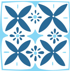Fototapeta premium Tile Floral Pattern Ornament