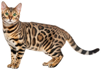 Bengal cat png spotted bengal kitten cat png transparent background image