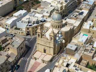 Fototapeta premium Parish Church of St Lawrence - San Lawrenz, Malta