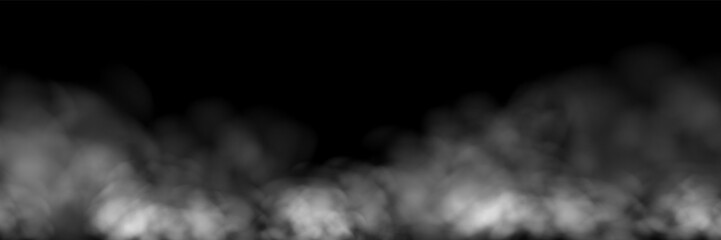 Naklejka premium Dynamic smoke trails rise from the asphalt as a racing car speeds along a dark highway, creating a dusty atmosphere with dramatic lighting effects and motion blur.