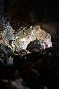 Huge Rock in the Cova Tallada