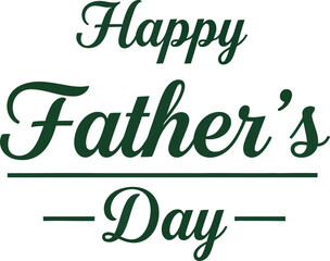 Fototapeta premium Happy father's day greeting card
