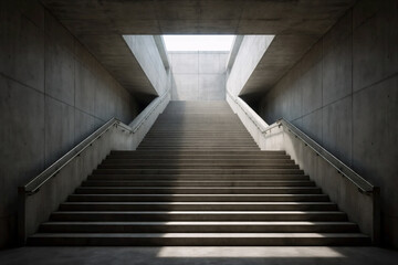 Concrete Stair Corridor