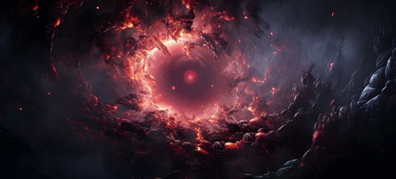 Astral vision oni devil meets cosmos,generative AI