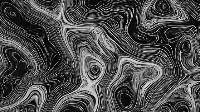Abstract swirling lines on a dark background create a textured pattern