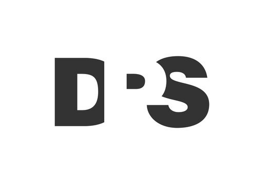 DPS logo design. Initial letter D P S bold font style for tech startups, consulting, corporate branding. Creative company name, headlines typography identity, trendy logotype.