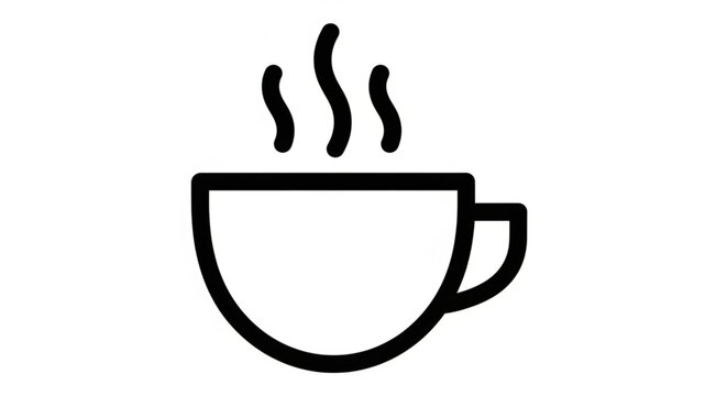 A cup of hot coffe icon