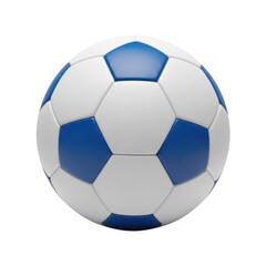 Fototapeta premium A blue and white soccer ball png