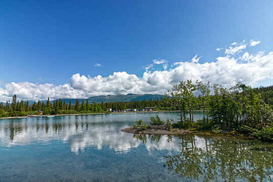 A summer day cannot get more perfect than this. Kathleen Lake, Kluane National Park, Yukon, Canada