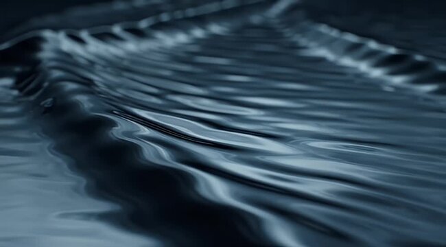 Abstract liquid motion, with fluid waves and dark shadowy undertones
