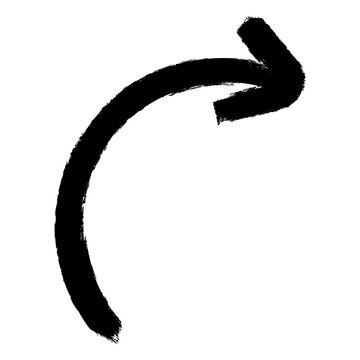 Black curved arrow pointing to the right.