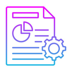 Fototapeta premium Project Icon