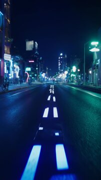 Smart Bicycle Lane with LED Tracking Lines