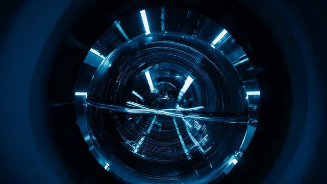 Hyperloop Tube Transit Concept Animation