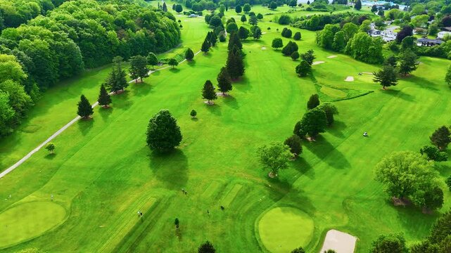 Syracuse, NY - Lustrous Landscape - Vibrant Golf Course V B