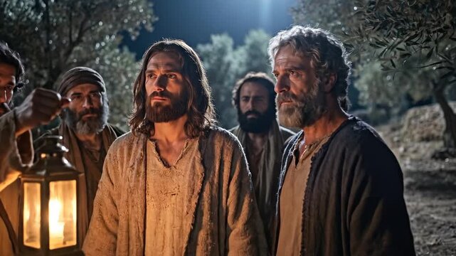 Jesus Predicting Peter's Denial on the Mount of Olives