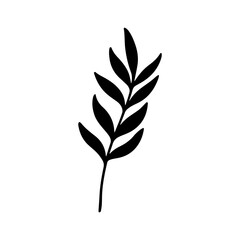 Fototapeta premium Hand drawing Leaf Vector