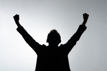 ビジネス　男性　シルエット