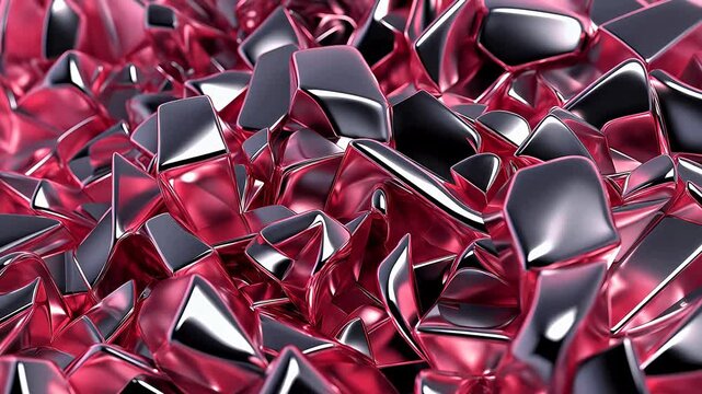 Digital Technology pink silver Geo punk Abstract Geometric Background