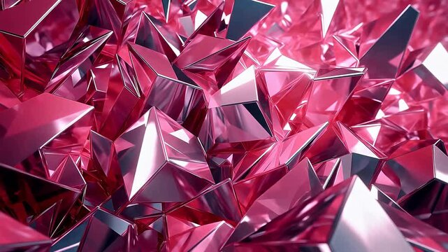 Digital Technology pink silver Geo punk Abstract Geometric Background