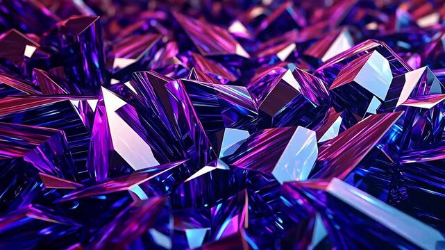 Digital Technology purple blue Geo punk Abstract Geometric Background