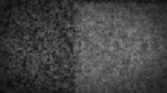 4K Glitch Textured Surface with Alpha Channel Contrast - Dark Smooth vs Light Rough Concrete Wall Division