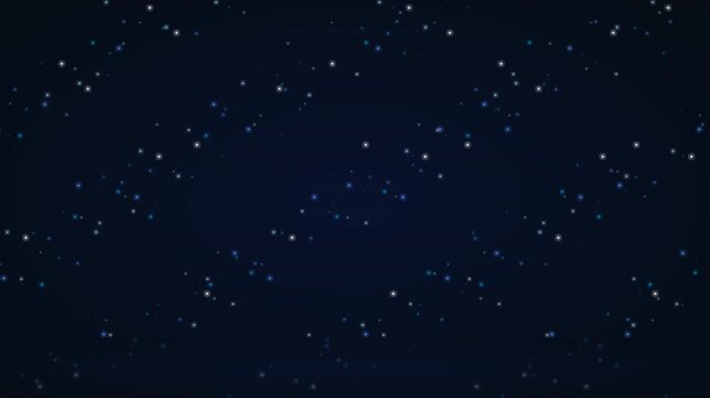 Advanced Floating Data Particles Digital Design