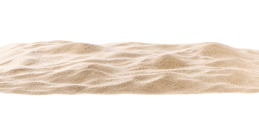 beach sand on white isolated on a white background. © Igor Dudchak