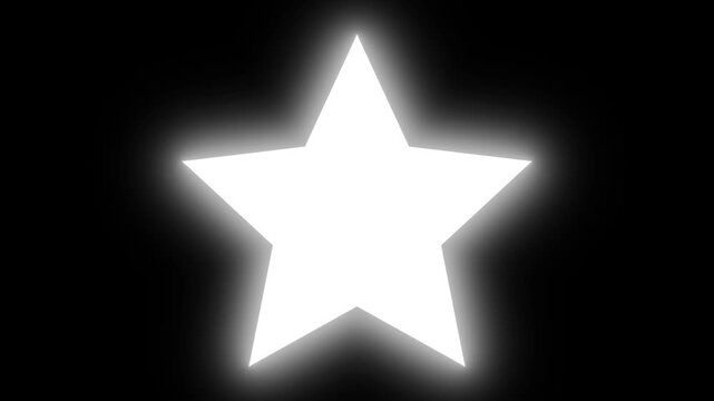 Hand Drawn Twinkle Stars, flat, vector, Doodle, Loop Animation. Glowing Sparkle Motion on black Background for Cute Magical Kids Sky Pattern. Shimmering twinkle stars animation with sparkling.4k