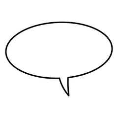 Oval Comic Speech Balloon