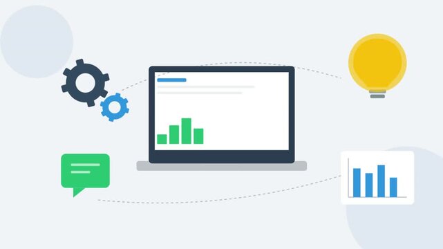 Business Analytics and Idea Generation Concept