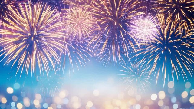 夏の花火の背景素材