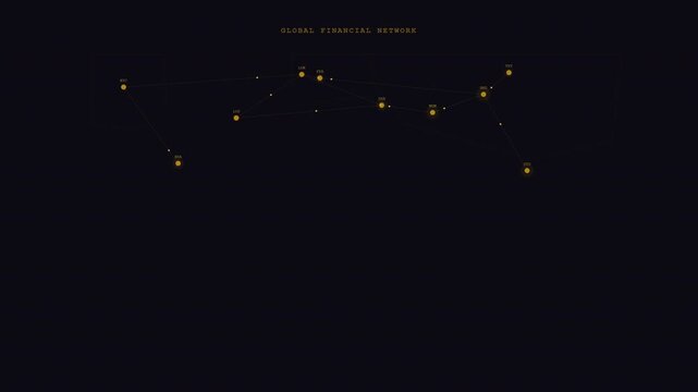 Stunning Global Finance Map Background Concept
