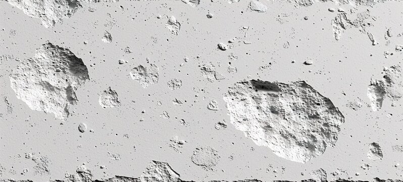 Rough, Uneven Surface with Large Rocks and Pebbles