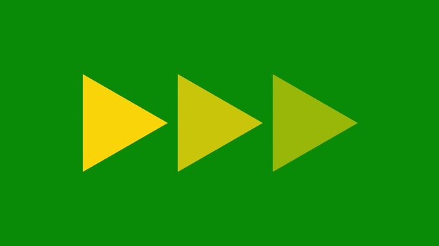 Animation of looping rewind button concept