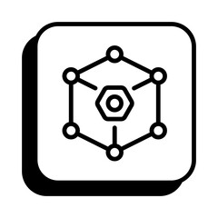 Model Training Icon - AI Machine Learning Data Training Symbol