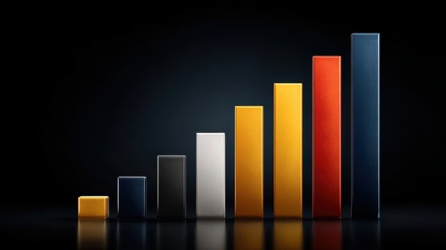 Red and blue bar chart comparison visual representation comparing data using red and blue bars highlighting differences and similarities