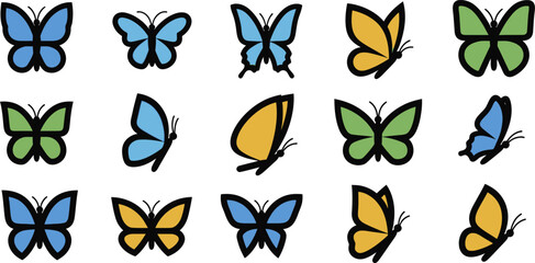 Fototapeta premium set of four leaf clover