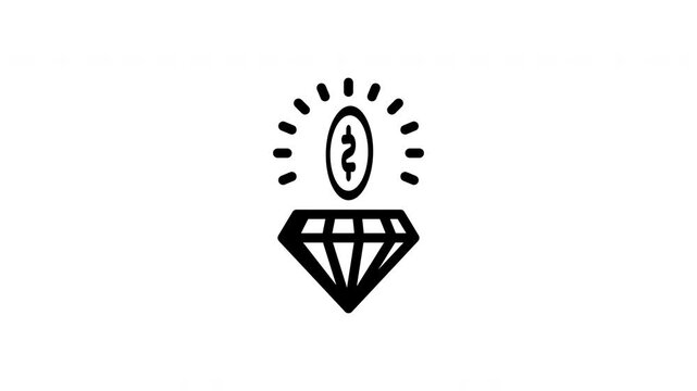 diamond animated icon