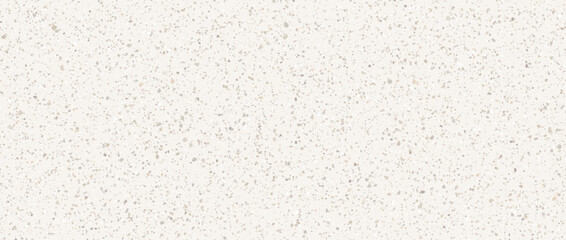 Obraz premium Beige seamless stone texture. Light ecru grain noise background with speckles, flecks, particles. Distress repeated gritty pattern wallpaper. Dry dotted paper surface. Vector material speck backdrop