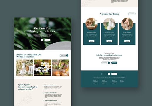 Stylish Email Newsletter Layout