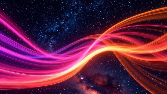 Cosmic light waves in space