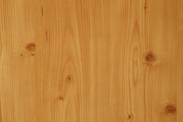 Fototapeta premium Light wooden surface with natural grains and knots as background