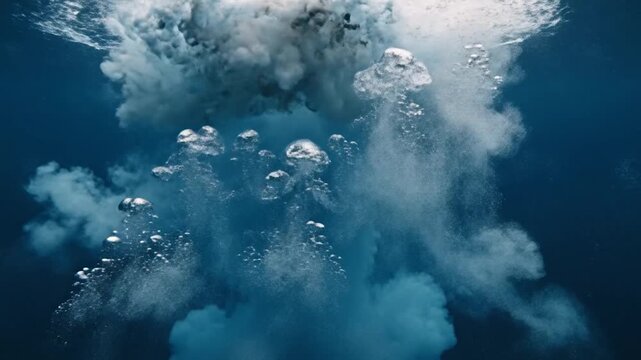 Underwater Explosion and Bubbles