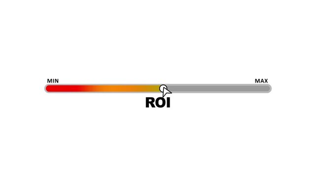Maximize ROI with Intuitive Digital Slider Interface Featuring Teal Progress Bar and Minimalist Design