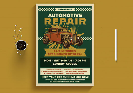 Automotive Repair Flyer