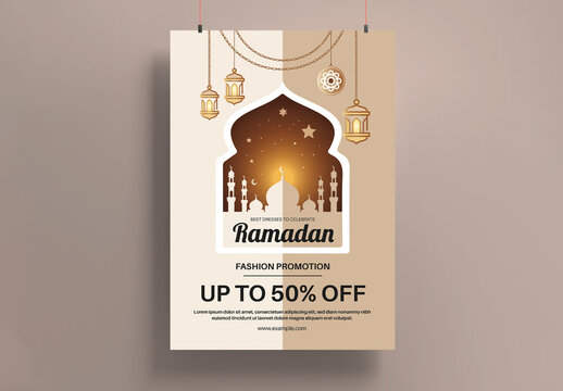 Ramadan Sale Flyer Poster